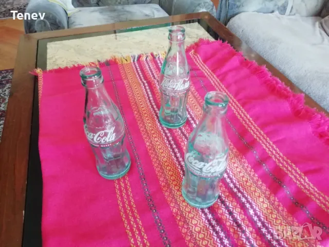 Шишета Кока-Кола 3 броя бутилки Coca-Cola 