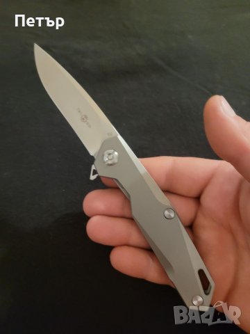 Two Sun флипер с титан и стомана D2 , снимка 5 - Ножове - 38991560