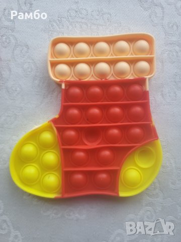 Коледни Фигури - pop it - поп ит детска играчка, снимка 7 - Образователни игри - 43789088