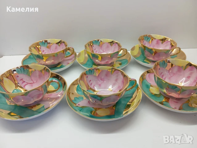 Руски порцелан , снимка 4 - Чаши - 50914709