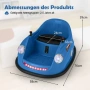 Акумулаторна детска блъскаща количка 12V COSTWAY, снимка 3