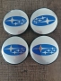 Капачки За Джанти 55/60 52/55 за Subaru Субару/ сиви декоративни тапи за централен отвор, снимка 6