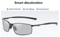 UV400 100% Защита Слънчеви 4K Поляризирани Фотохроматични Очила с Разтегаема Рамка за Всяка Глава, снимка 2