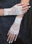 Дантелени булчински ръкавици без пръсти, снимка 2