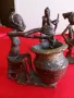 Стари Африкански Бронзови Пластики , Статуетка , Бенин, снимка 3