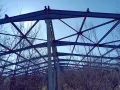 Метално хале(конструкция)76м х 23м. Монтана.60бр.колони(подпори)20бр.ферми.Кота било 4,90м. 90лв/м2, снимка 1