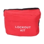 Комплект за етикетиране на електрически заключвания с чанта за съхранение, червен, снимка 4