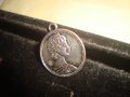 ВИНТИДЖ СРЕБРИСТ МЕДАЛЬОН ТИП МОНЕТКА 21676, снимка 4
