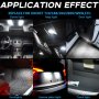 10 броя Автомобилна LED T10 крушка за габарити, за автомобил, Т10 крушки за кола, 12V бяла светлина , снимка 3