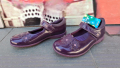 Английски детски обувки естествена кожа-светещи CLARKS , снимка 3