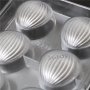 3d 10 бр Мида Раковина кръг пластмасова форма Поликарбонатна отливка калъп за Шоколадови бонбони, снимка 4