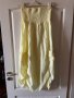 Страхотна дълга патешко жълта рокля one size размер, снимка 1 - Рокли - 37532165