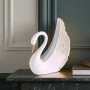Нова Статуетка Лебед - Фигура за Декорация бял или черен -20см, снимка 4