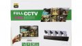 Комплект за видеонаблюдение - AHD 4 - канален с 4 камери с интернет връзка Full CCTV, снимка 3