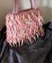 Мини розова чантичка с пайети, снимка 1 - Чанти - 43499736