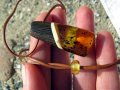 Ръчно изработена висулка от кехлибар, каква никой друг няма / Handmade amber pendant no one else has, снимка 4
