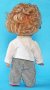 Немска кукла DDR ГДР VEB Spielwaren Schalkau 1970те, снимка 2