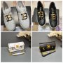 Комплект дамски обувки и чанта с кутия и сертификат Balmain, снимка 1 - Маратонки - 44124275