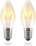 Нов комплект 2 броя Луксозна 15W E14 Солна Лампа Крушка Светлина