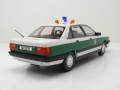 Audi 100 C3 1989 Polizei полицейски - мащаб 1:18 на Triple9 моделът е нов в кутия, снимка 2