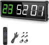 PELLOR Gym Timer Цифров стенен часовник, 2,3" програмируем LED фитнес интервален таймер, снимка 6