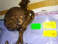 СТАРА КРАСИВО СТИЛНО ОРНАМЕНТИРАНА БРОНЗОВА РЕТРО ЗАКАЗАЛКА За ПОРТМАНТО 42762, снимка 3