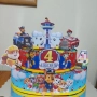 Картонена торта/ хартиена торта за момче, снимка 9
