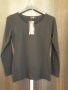 Чисто нова черна блуза дълъг ръкав, с етикета , изчистена , памук+еластан , различни рри, гарваново , снимка 2