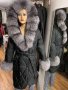 Дамско палто с богата Лисица код 154, снимка 1 - Палта, манта - 38381252