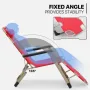 Голям Многофункционален сгъваем шезлонг-стол с възглавничка NS6012, снимка 11