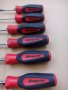 snap on 6 броя качествени отвертки Soft Grip червени-черни комплект оригинални , снимка 5