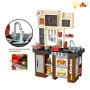 Детска кухня със светещи керамични котлони, реалистични звуци и мивка с течаща вода (84см), снимка 1 - Играчки за стая - 37433550
