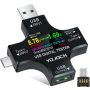 USB тестер на напрежение 2 в 1, цифров мултицет, амперметър 3.6-32V 0-5.1A НОВ, снимка 1