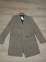 Ново дамско палто Stradivarius размер S каре, снимка 1