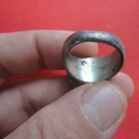 Бронзов пръстен с камък , снимка 3 - Пръстени - 43208848