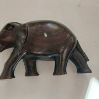Дървен слон, снимка 2 - Декорация за дома - 44042374