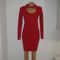Нова червена рокля, снимка 2 - Рокли - 43723286