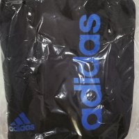 Нова мъжка чанта Адидас/Adidas черно със син надпис, снимка 1 - Чанти - 26950526