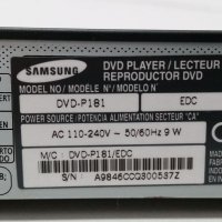 DVD Samsung P181, снимка 6 - Плейъри, домашно кино, прожектори - 27218418