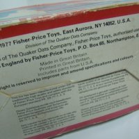 № 6689 стара играчка - влакче / локомотив  - Fisher - Price  Toys - Великобритания 1977 г   , снимка 7 - Други ценни предмети - 39000907