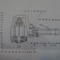 пневматичен шлайф Atlas Copco LSS64 SO 85 vertical grinder, снимка 10 - Други машини и части - 37732949