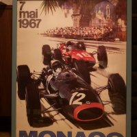  Vintage Ретро Постер Formula 1, Monaco, Monte Carlo 50см/70см+рамка IKEA , снимка 2 - Колекции - 34719478