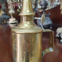 Антикварна френска месингова газена лампа PIGEON, снимка 6 - Антикварни и старинни предмети - 38932555