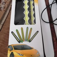 Нов модел Гумени огъващи се ЛЕД ленти дневни светлини за кола автомобил джип + подарък, снимка 4 - Аксесоари и консумативи - 32450921