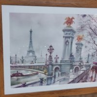 Картина,Париж- на канаваца!, снимка 1 - Картини - 43010147