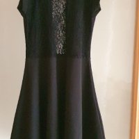Черна рокля с дантела р.XS, снимка 3 - Рокли - 39570583