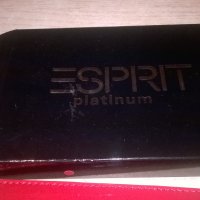esprit platinum-red 20.5х14см-внос germany, снимка 10 - Портфейли, портмонета - 28219409
