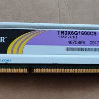 Памет 3x2GB DDR3 1600MHz Corsair TR3X6G1600C9, снимка 2 - RAM памет - 35102213