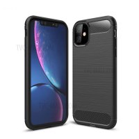 Apple iPhone 11/11 Pro /11 Pro Max карбон силиконов гръб / кейс, снимка 2 - Калъфи, кейсове - 26701584