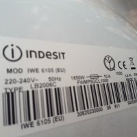 Продавам люк за пералня Indesit IWE 6105, снимка 2 - Перални - 33494234